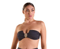 Top Tomara que Caia Bubble Preto - foto 1